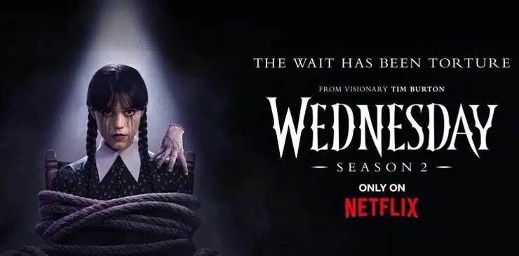 Постеры сериала «Уэнсдэй»