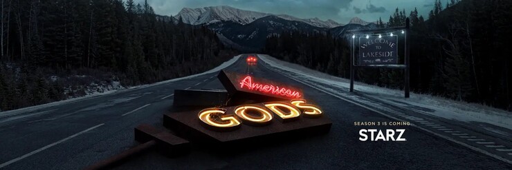 Промо-арт сериала «Американские боги»