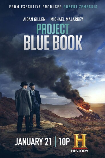 Постеры сериала «Проект „Синяя книга“»