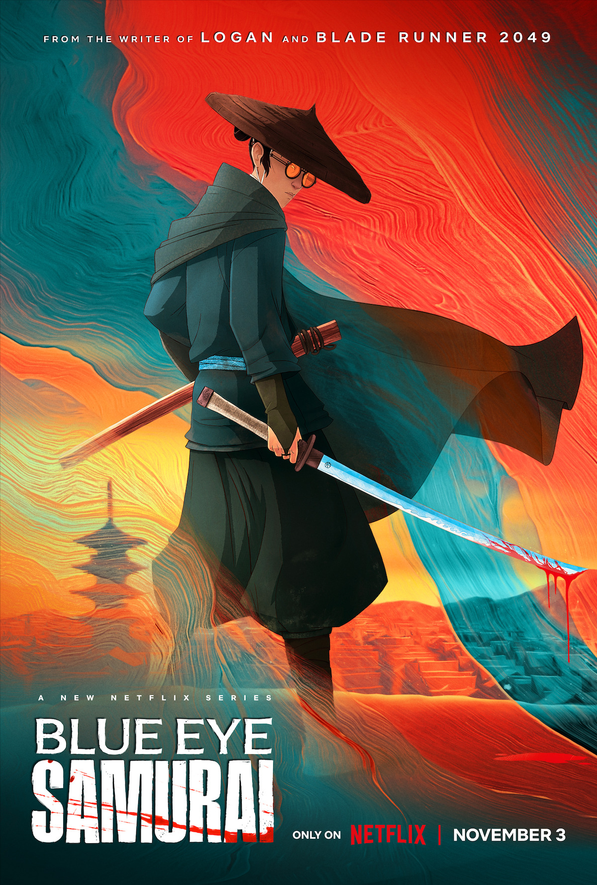 Голубоглазый самурай, постер № 1