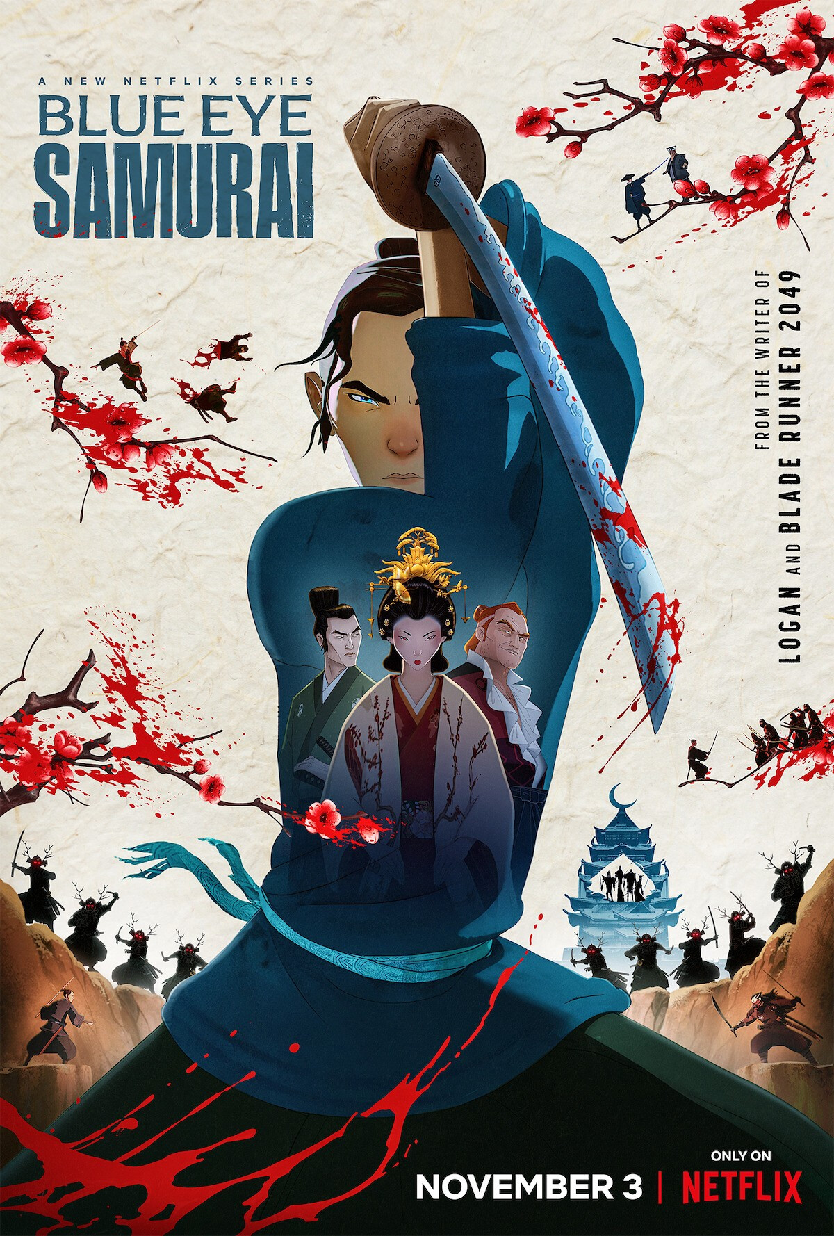 Голубоглазый самурай, постер № 2