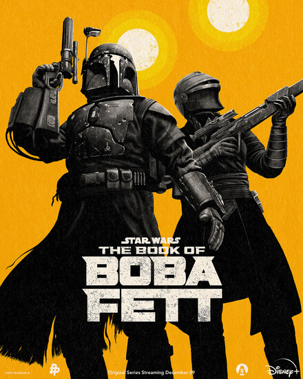 Постеры сериала «Книга Бобы Фетта»