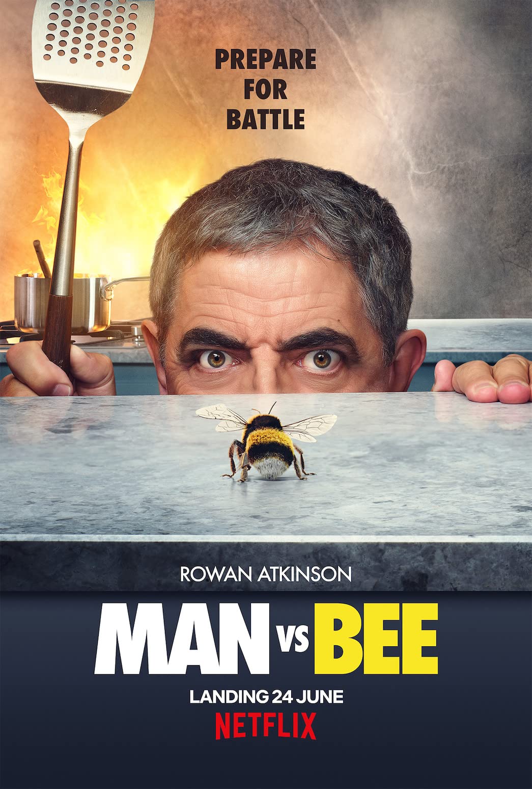 Человек против пчелы, постер № 2