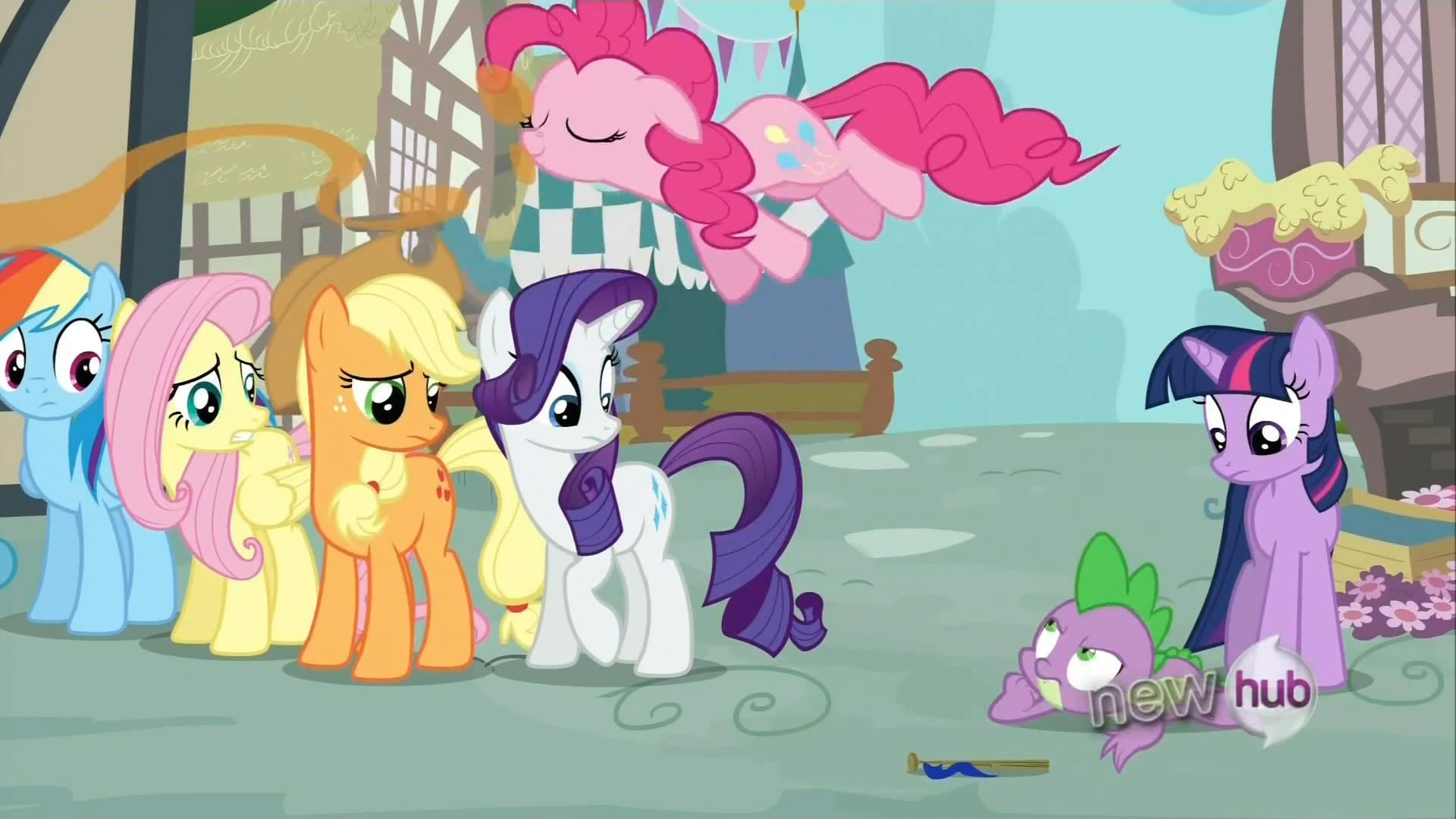 My little pony watching