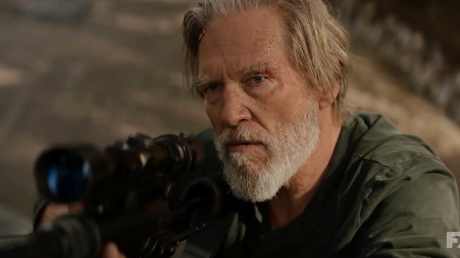 Мощный Джефф Бриджес отстреливает врагов в трейлере экшен-триллера "Старик"