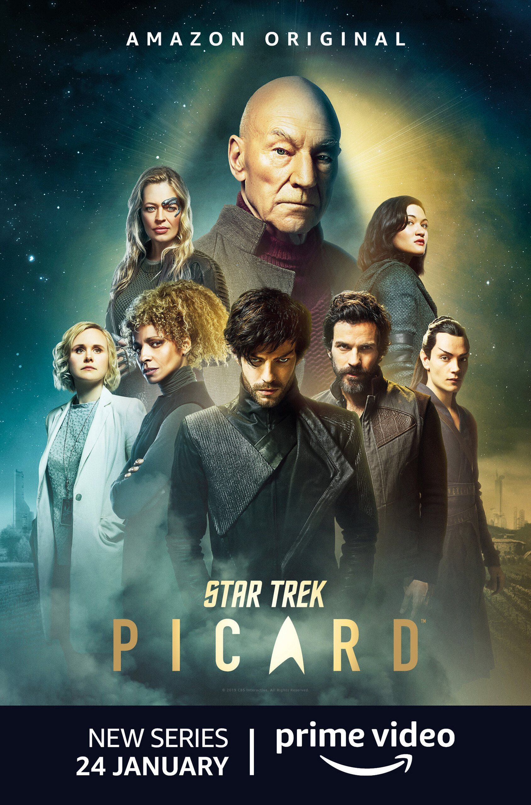 Звездные пикар. Звёздный путь: Пикар (2020). Star Trek Picard Постер.