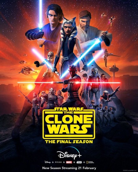Постеры сериала «Звёздные войны: Войны клонов»