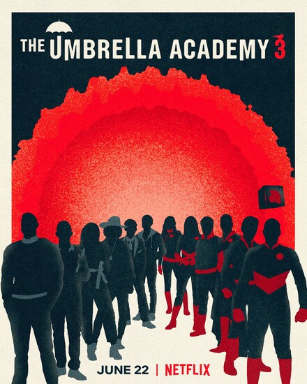 Постеры сериала «Академия Амбрелла»